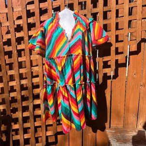 Sofia Collections One Size Multi Color Dress